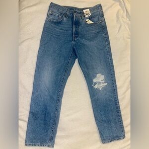 Levi's Premium 501 ORIGINAL CROPPED WOMEN'S JEANS | 26 x 26 | NWT